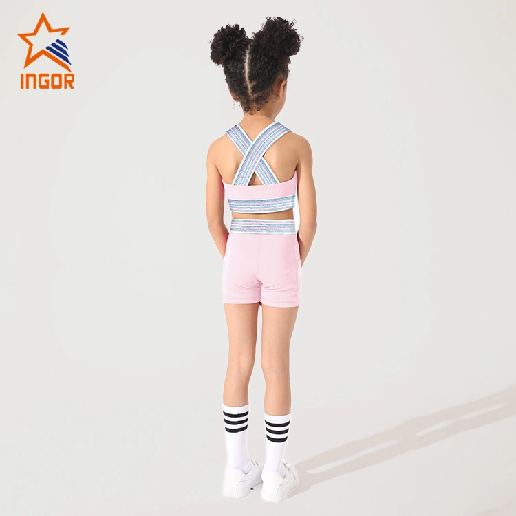 5%off Ingorsports Kids Clothing Cross Back Elastic Top & Two Side Pocket Design Short Children Sports Wear