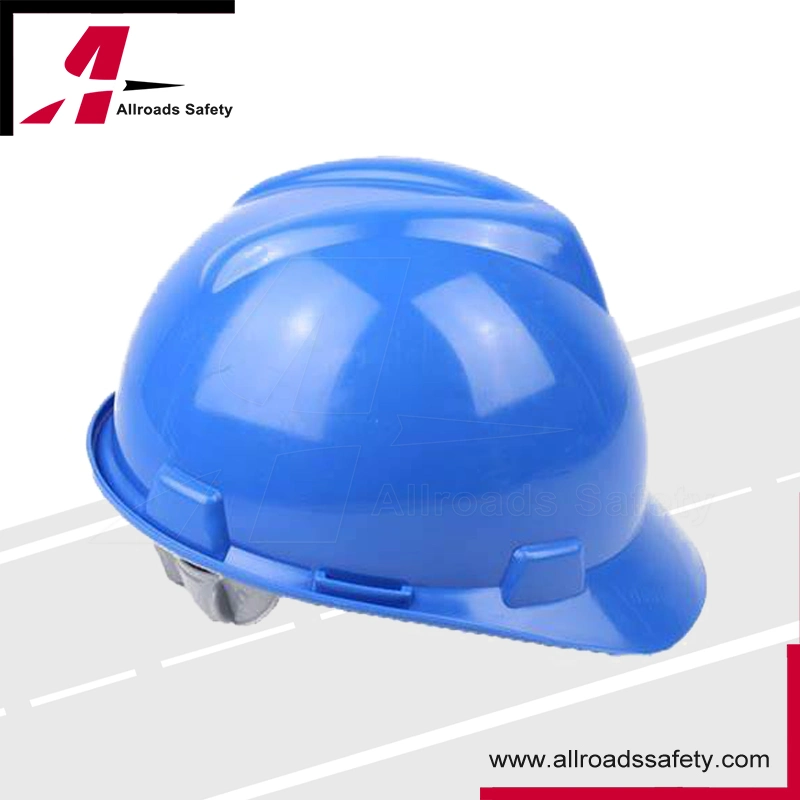 HDPE Buckle Plastic Lining Labor Protection Hard Hats Construction Site Safety Helmet