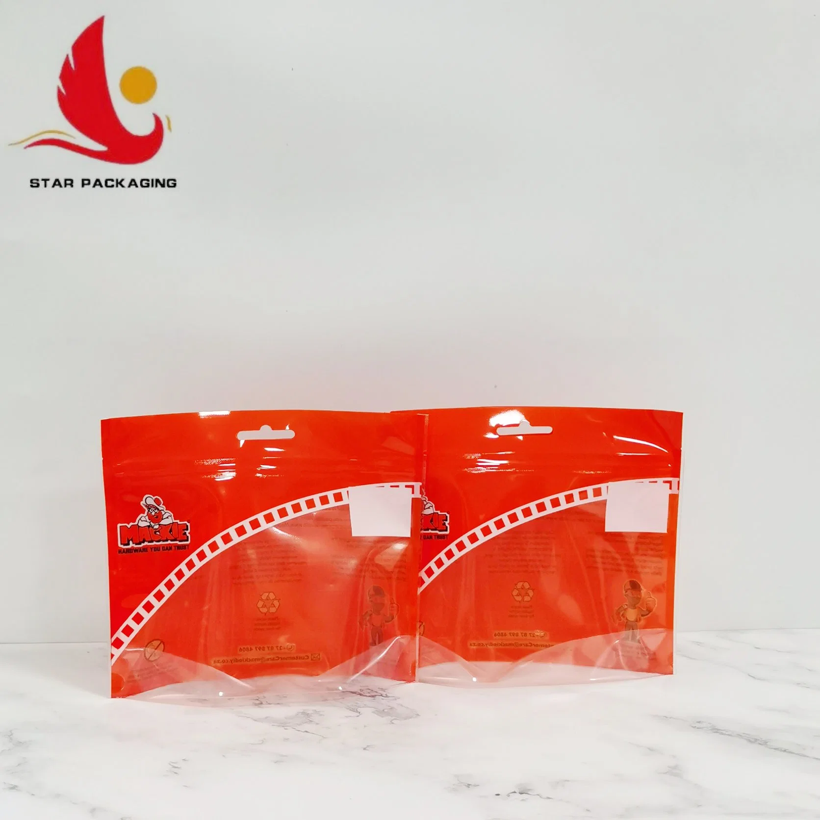 OEM Zipper Bag Plastic Bag Upright Bag Tool Packaging with Self-Sealing