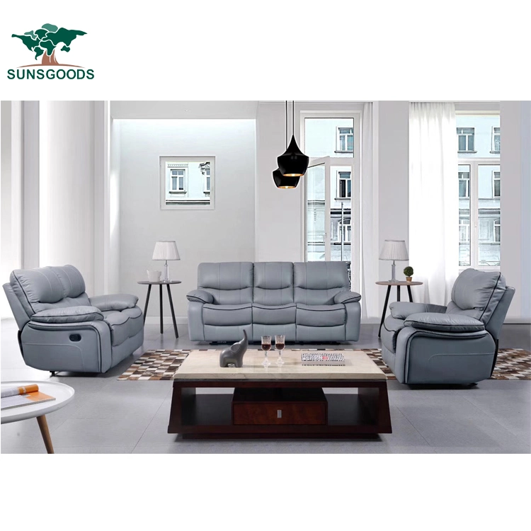 Best Selling Modern Furniture Genuine Leather Home Lounge Chair, Modern Corner Leather Sets