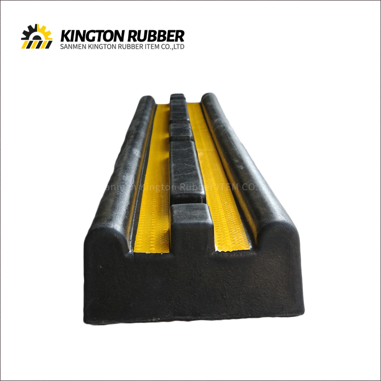 New Arrival Reflective Visual Rubber Wall Bumper Rubber Wall Protector 1000*190*100mm