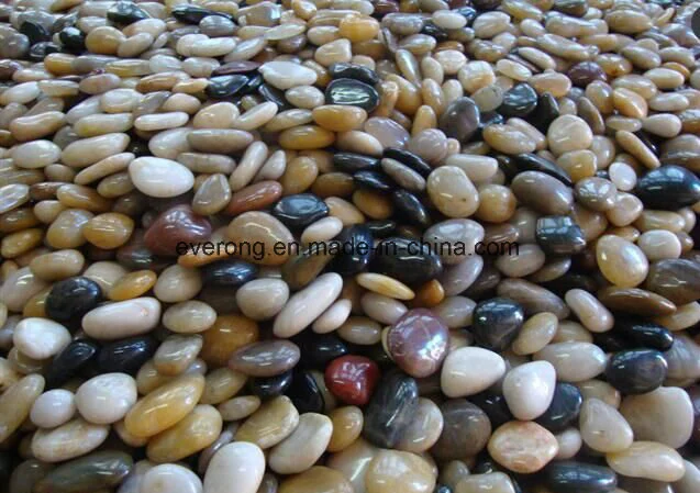 Oversize Natural Landscaping River Stone Pebbles with Mixed Color