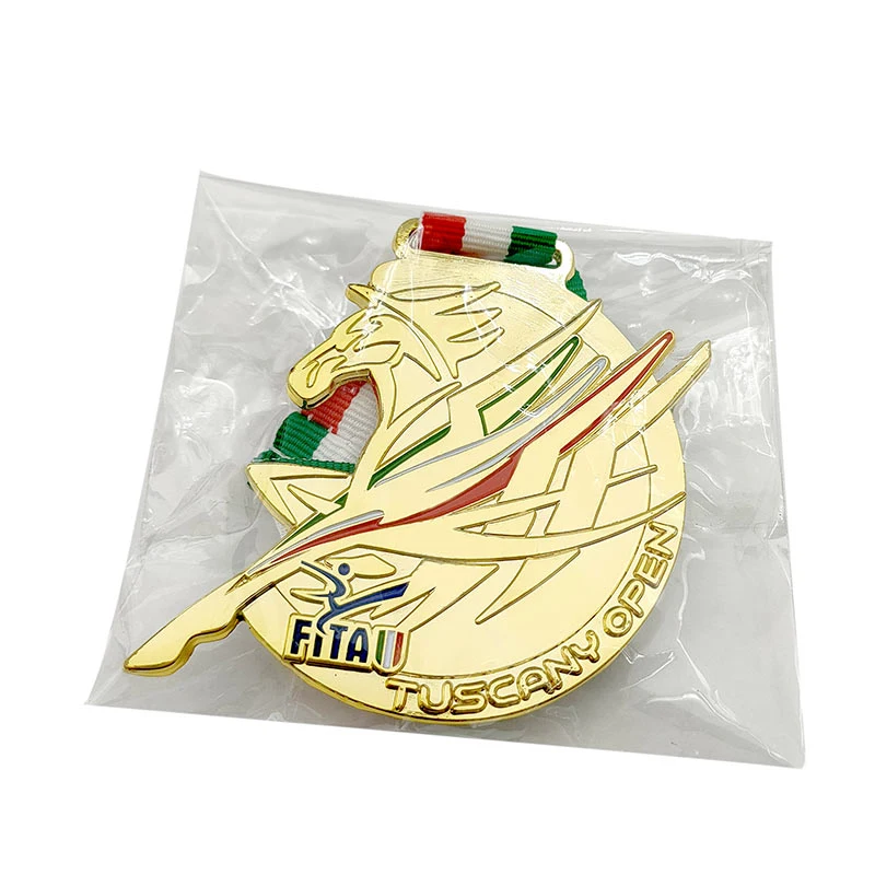 Customer-Customized Three-Color Paint Fita Sports Pegasus Gold Medal