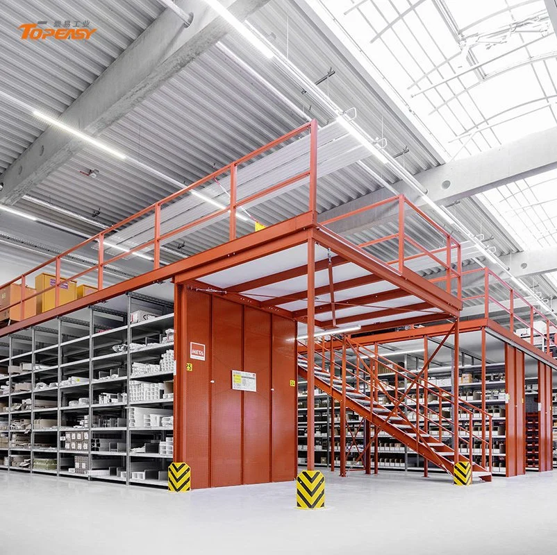 Multi-Level Mezzanine Floor Rack Metal Warehouse Shelving Loft