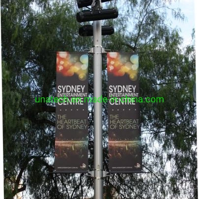 Outdoor Street Light Post Printing Advertising Poster Holder Banner Base