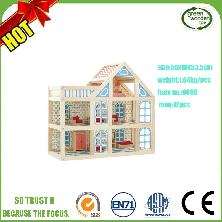 Maison de poupée en bois éducation pour enfants promotion bébé