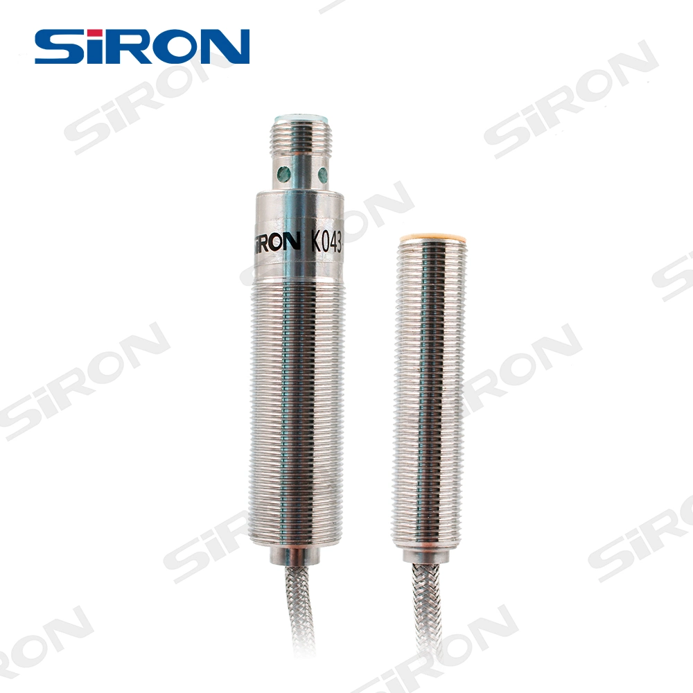 Siron M12 Resistência a altas temperaturas 2mm 3 mm 4 mm de distância de detecção de proximidade indutivo de Ignição