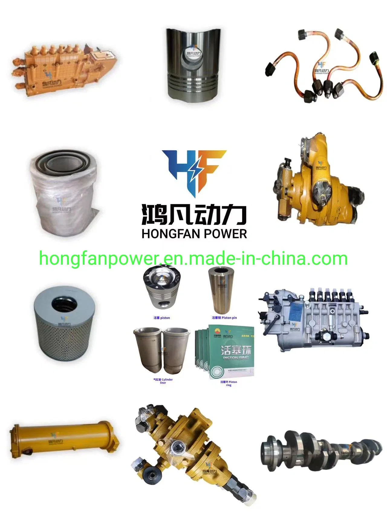 Jinan Diesel Engine 12V190 Gas Generator Set Parts Exhaust Pipe Heat Resistant Bolts and Nuts Diesel Engine Repair Parts