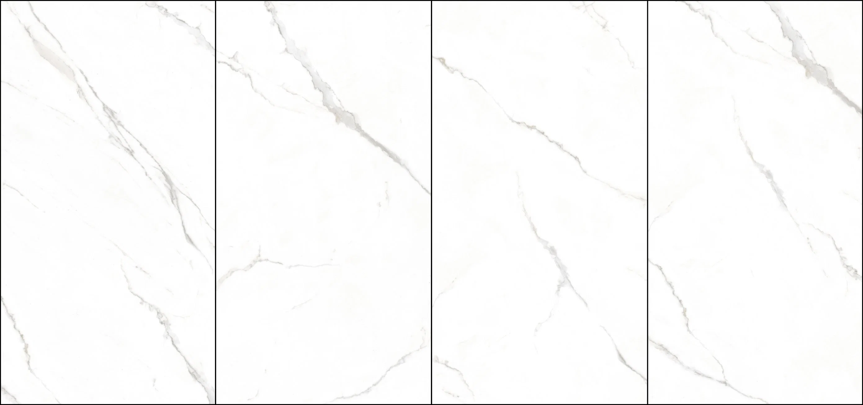 Chinese White Marble Tile Full Size 60X120 Porcelain Floor and Wall Tile