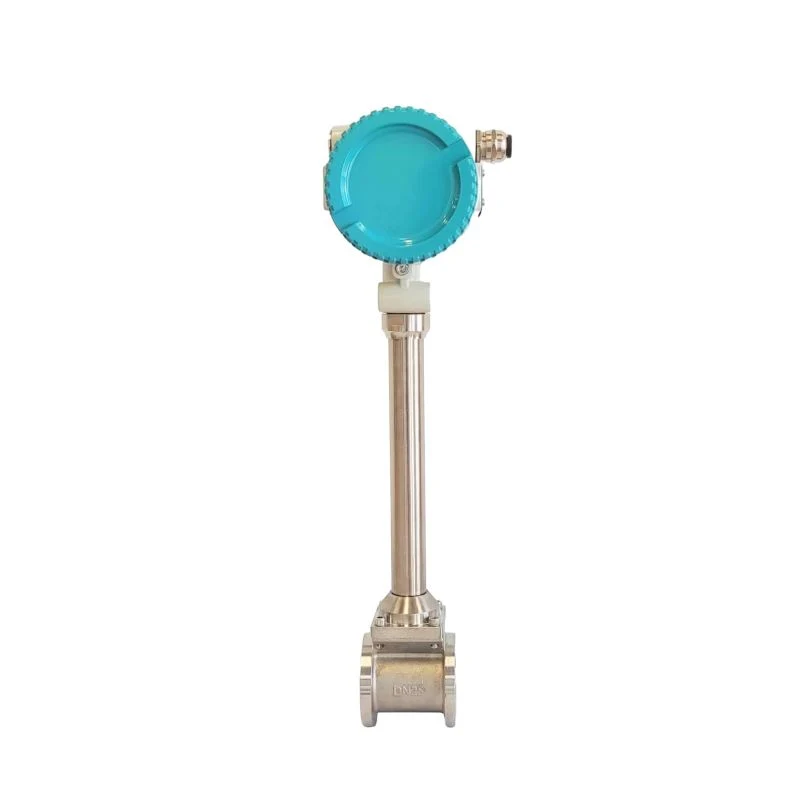 Digital High Temperature Manufacture Calibration 350degc Steam Type Gas Vortex Flow Meter