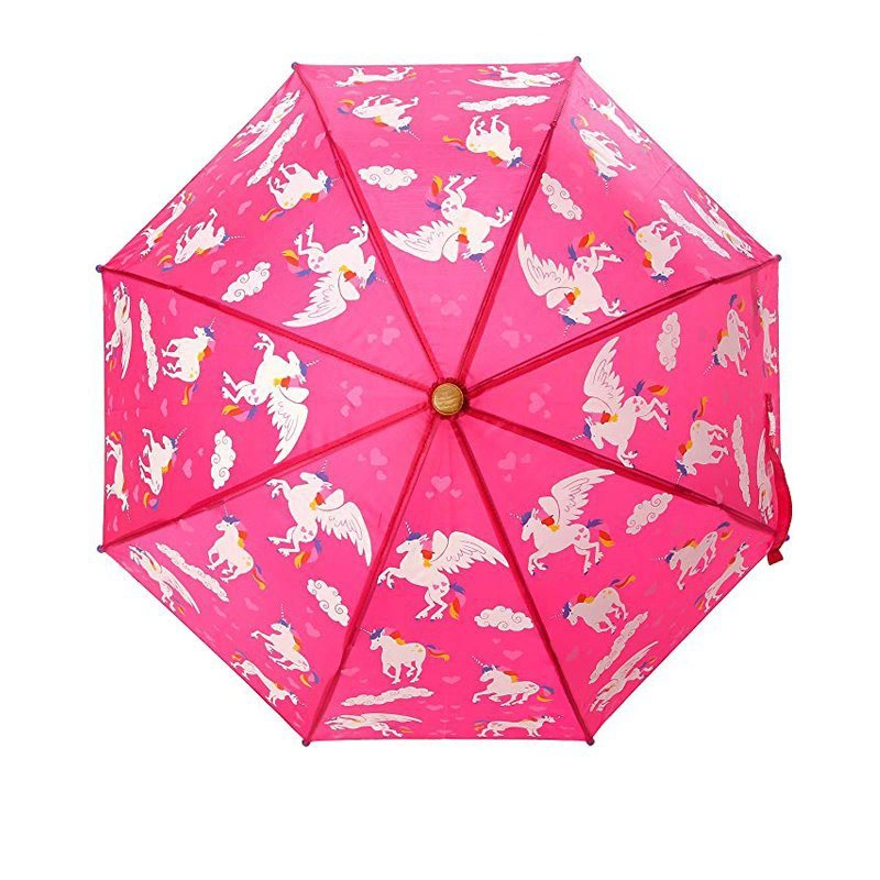 Custom Manual Open Cute Cartoon Kids Umbrella for Promotion Gift with Animal Design