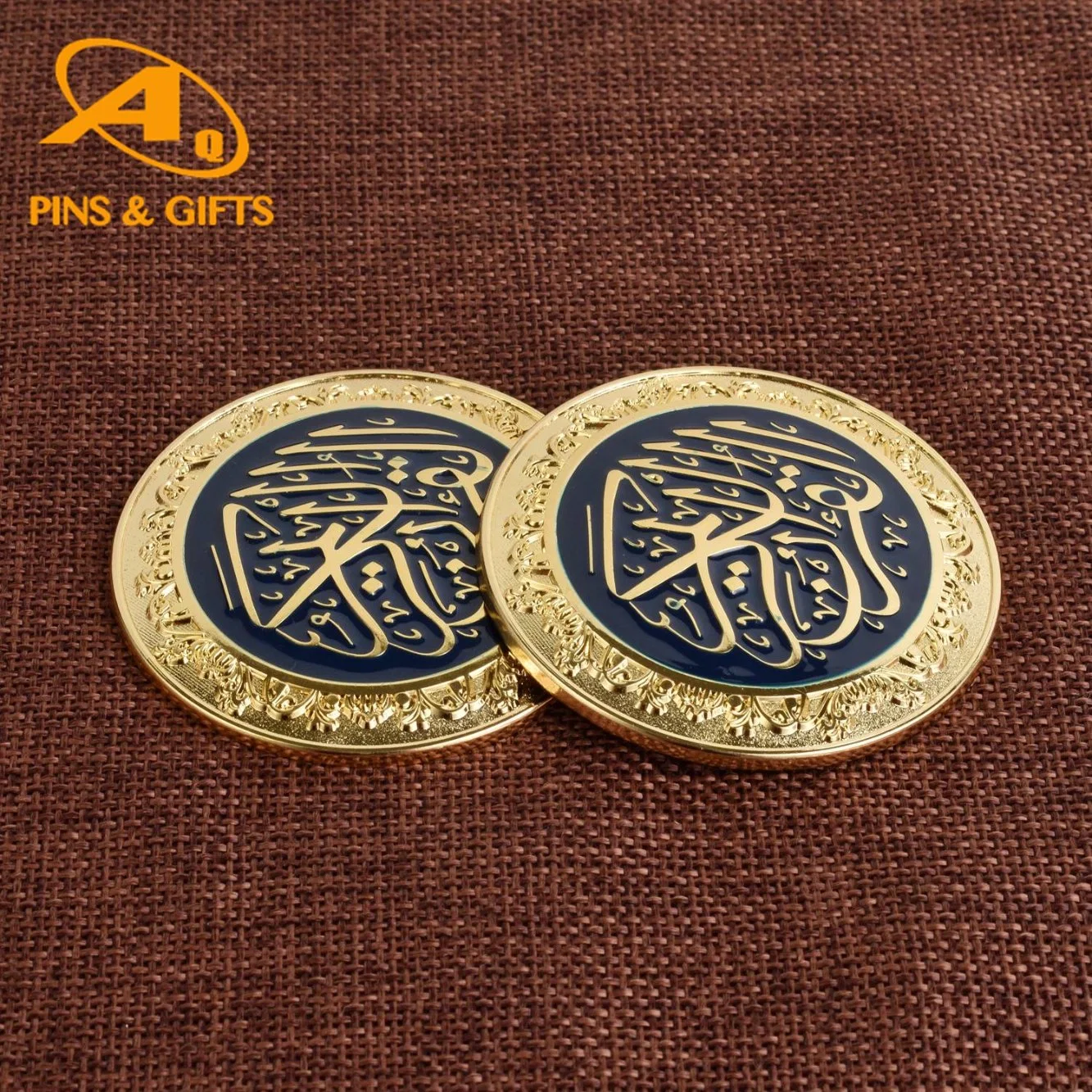 Promotion Gift NFA Golf 3D Enamel Air Force Police Coin Gold Membership Card Souvenir Beautiful Crafts (COIN-069)