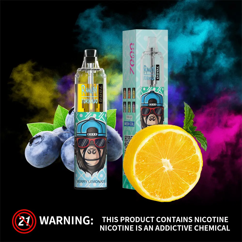 Randm Tornado 7000 puffs Vape jetable E cigarette 7000 puffs Avec Wholesale/Supplier