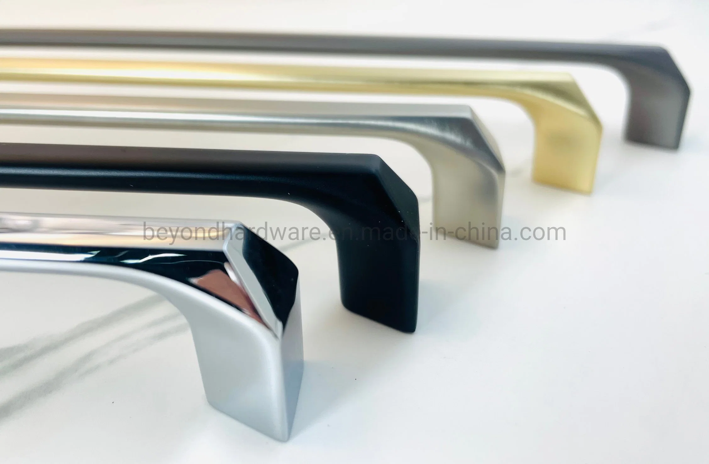 Fancy moderne solide en acier inoxydable finition moletée barre en T de meubles de la poignée du Cabinet