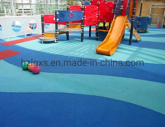 Safety Kindergarten Rubber Floor Tiles/Kids Play Rubber Tiles Paver/Gym Rubber Floring Mat