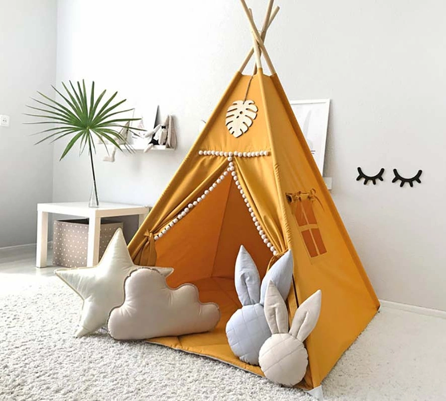 The Best Price Folding Cartoon Little Indian House Indoor Children's Tent Camping Tent