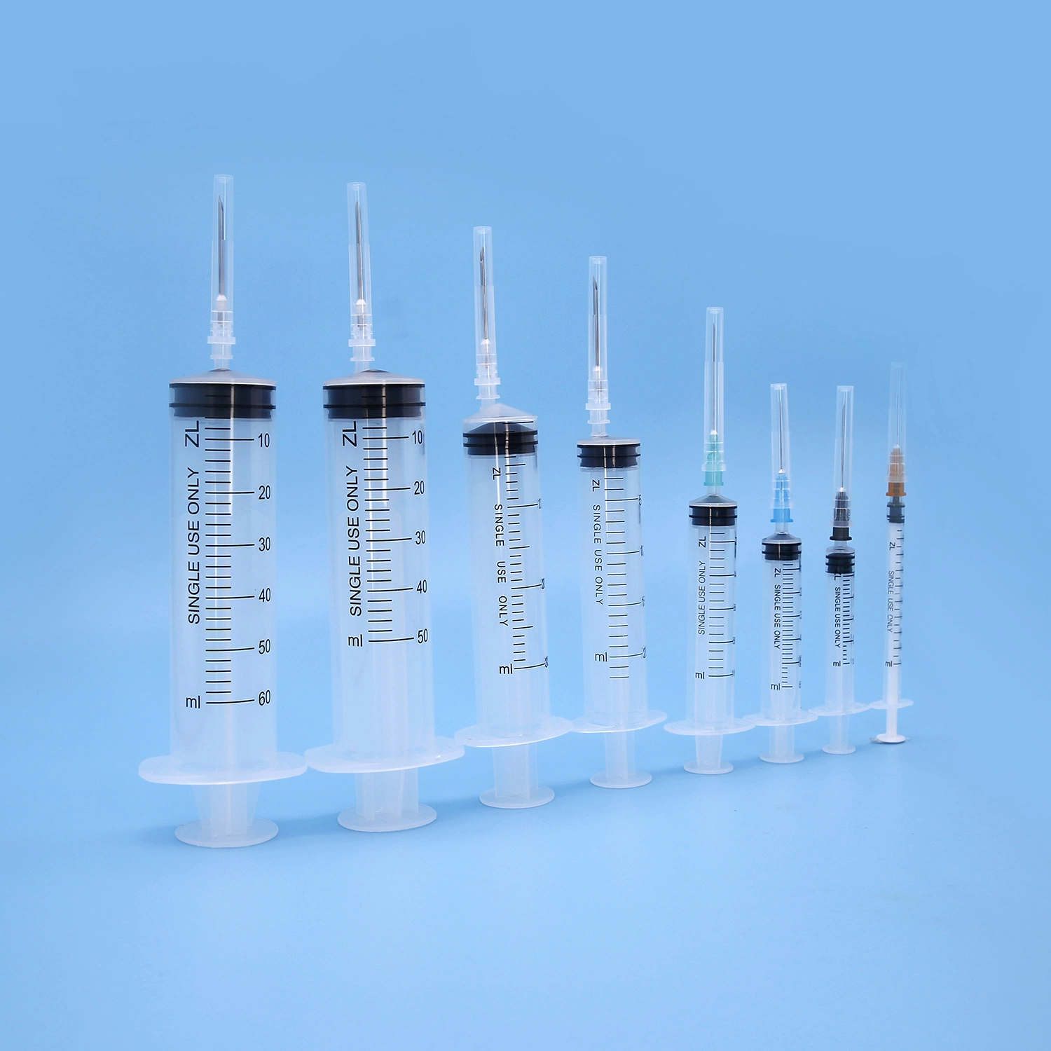 Medical Supplier Disposable 3 Parts Syringe 10cc with Needle