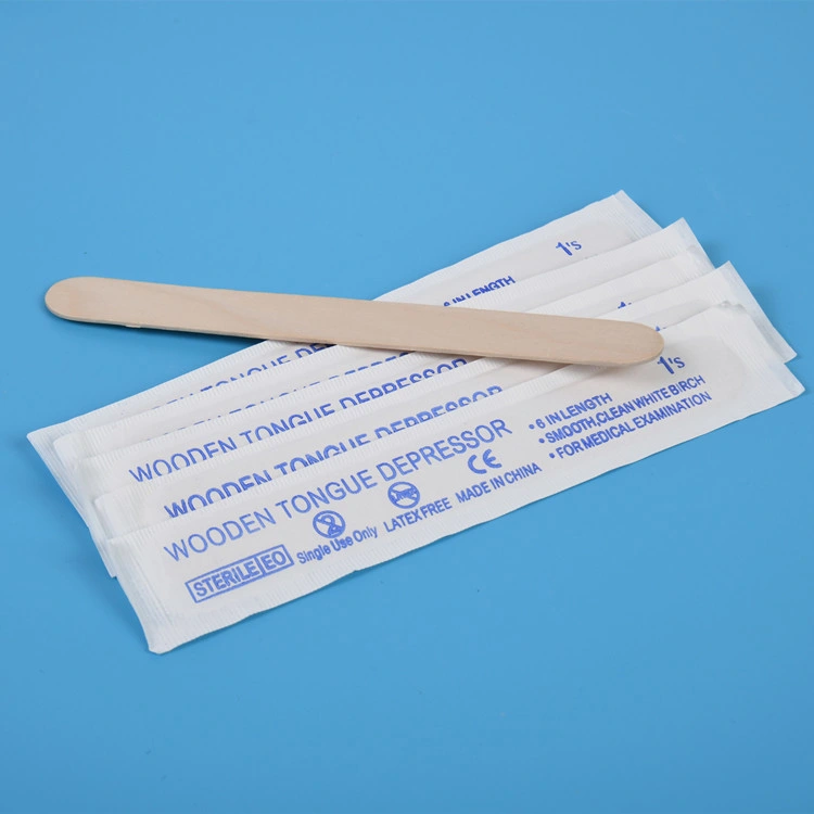 SJ Medical Wholesale/Supplier Oral Teeth Dental Tongue Spatula Depressor Bamboo Depressors