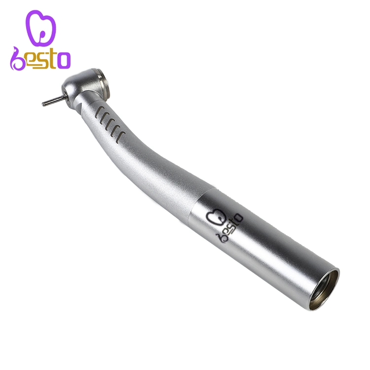 Professional Fiber Optic High Speed Dental Handpieces Push Button Air Turbine Quick Type with 6 Holes Couplings