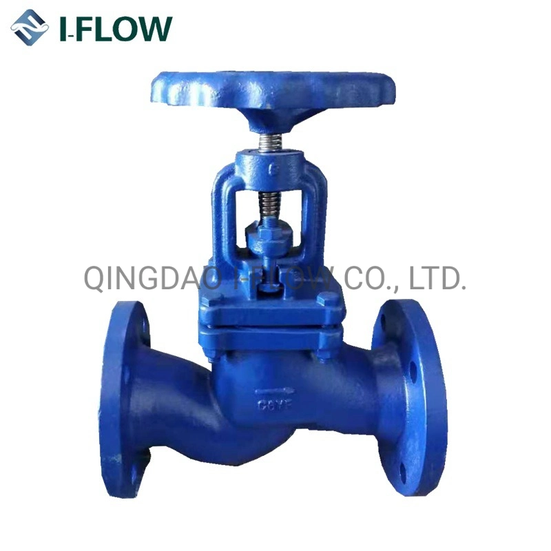 DIN Pn16 Cast Iron Bellow Seal Globe Valve