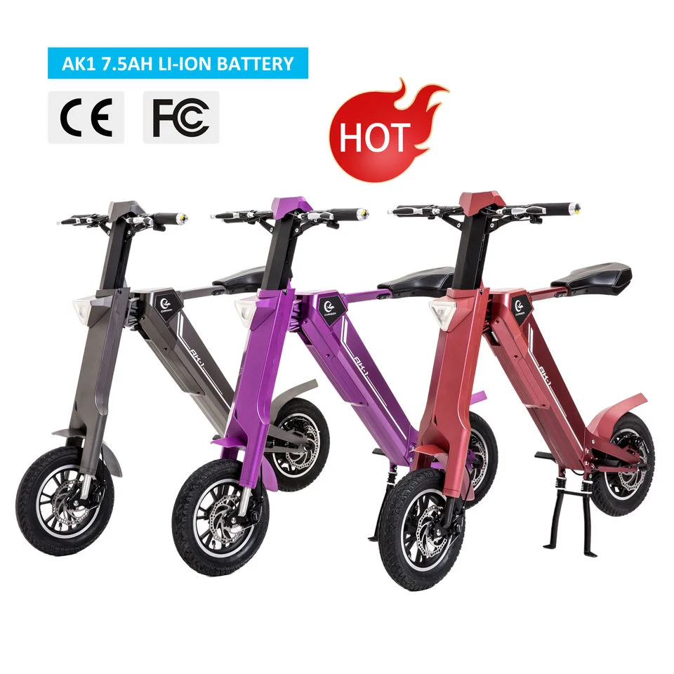 Vélo vélo électrique portable étanche 48V 350W Smart Remote Auto-Folding Scooter électrique de mobilité vélo électrique