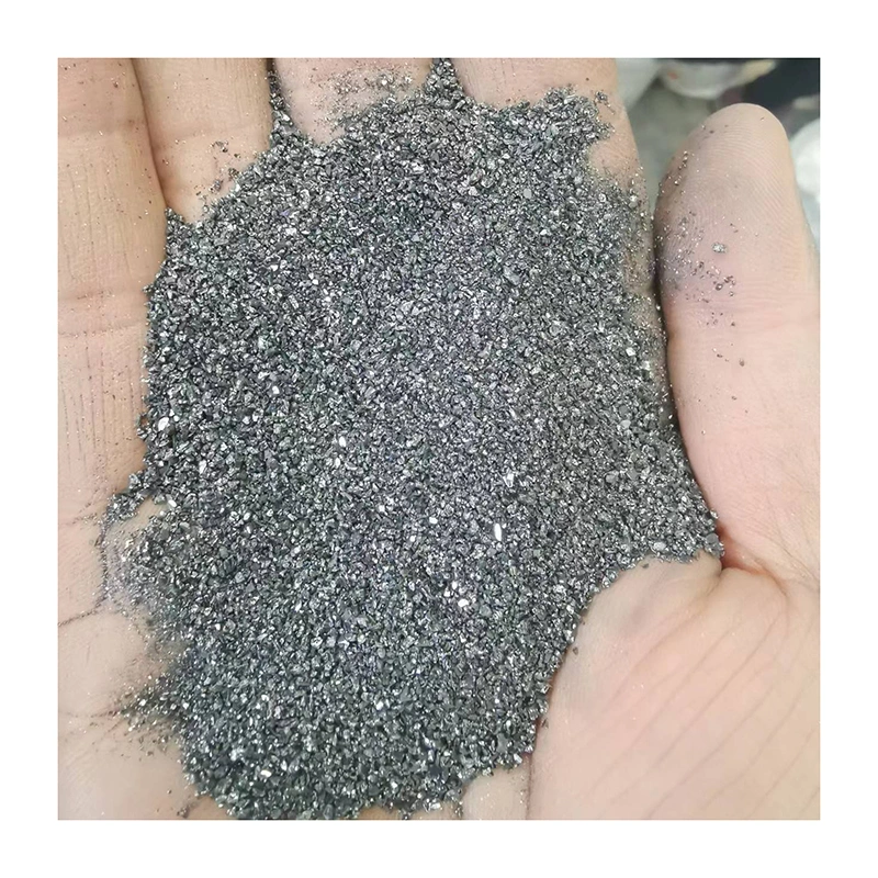 Pó de lixa de carboneto de silício preto de elevada dureza para materiais refractários