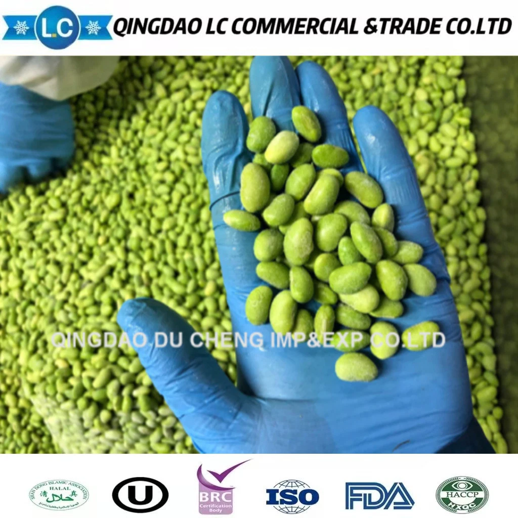 Bulk Roh Edamame Gemüse Produkte Frozen Green Soy Bean