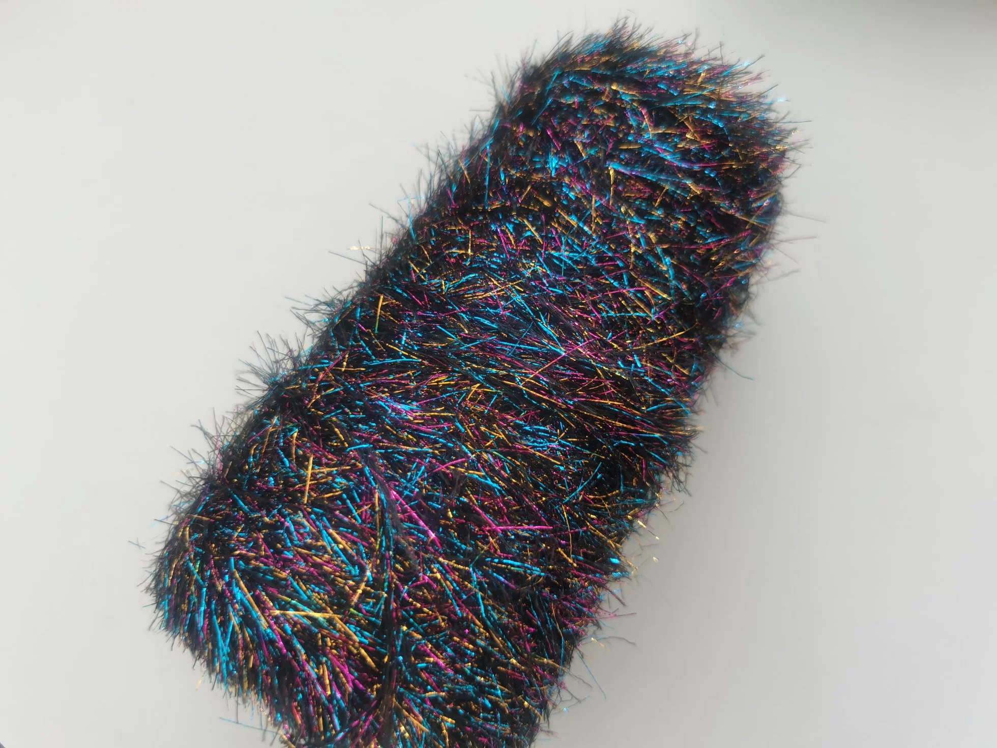 Eyelash Yarn Multi Colors in 100% Polyester