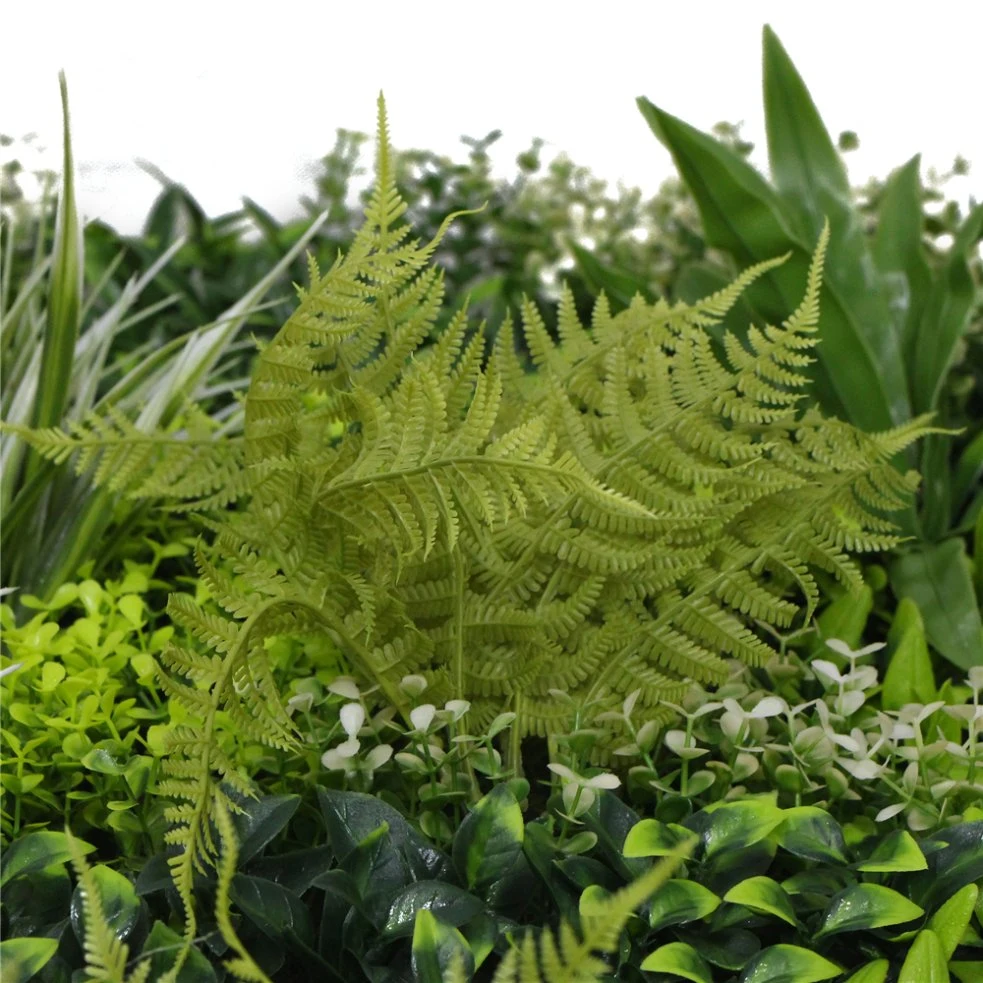 Vegetación de plástico valla artificial para la cobertura del Panel de boj decoración del hotel