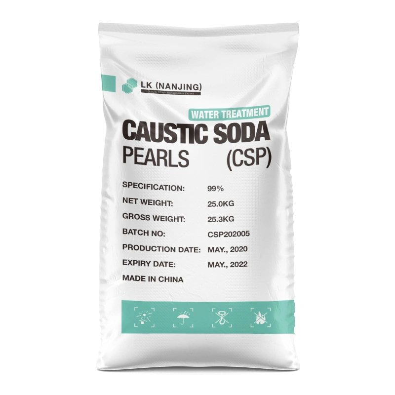 Hydroxyde de sodium de qualité alimentaire de la soude caustique perles