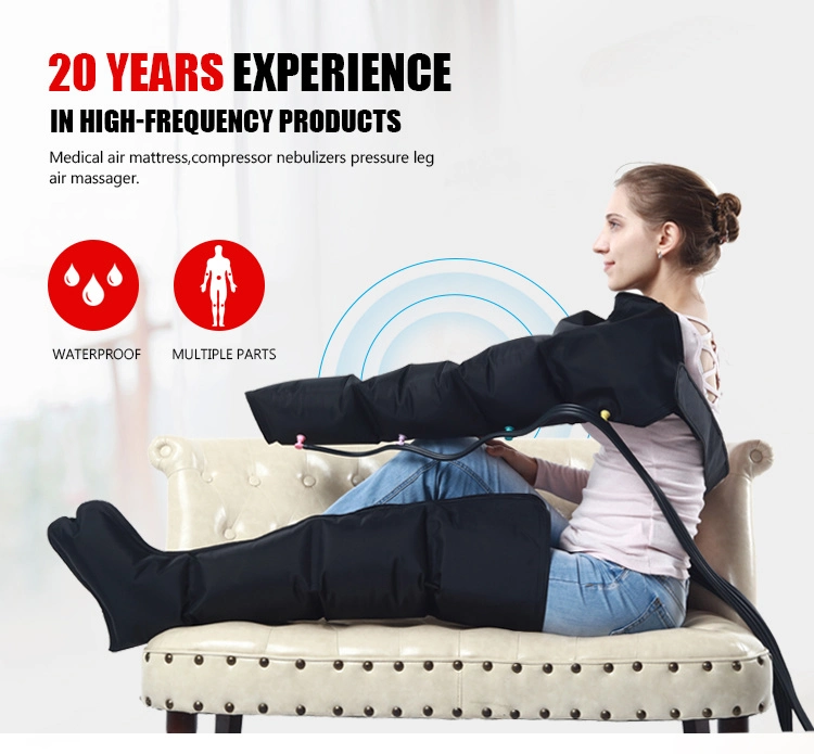 Fábrica de Terapia de Compressão de Ar para Massagem nas Pernas com Botas de Recuperação de Fisioterapia