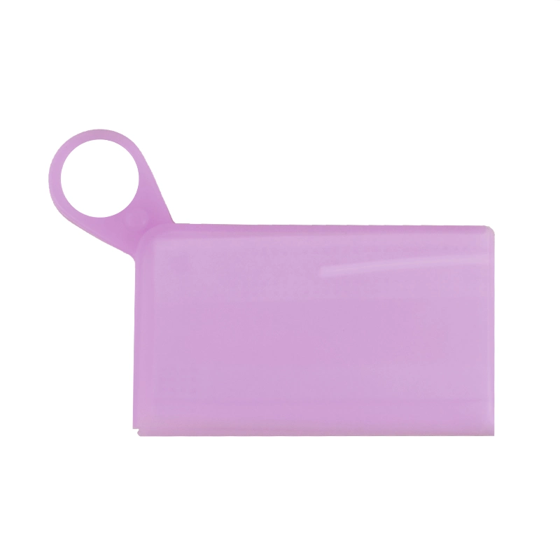 Gel de sílice portátil de viaje a prueba de polvo de almacenamiento facial Masked Carpeta Masked Bag Clip Tissue Container