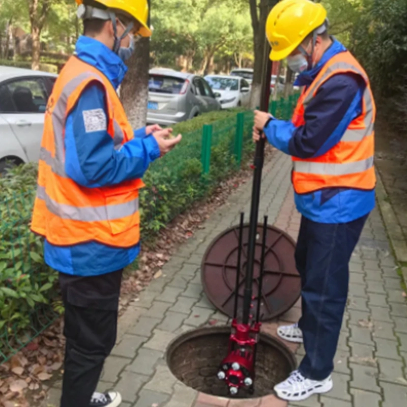 Operación One-Person Sewer Zoom de la cámara de vídeo portátil de polo de la inspección de la Cámara de alcantarilla