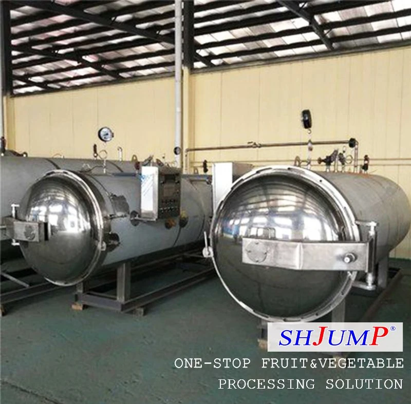 Food Sterilizer Autoclave Retort Steam or Hot Water Spraying Retort for Packed Products