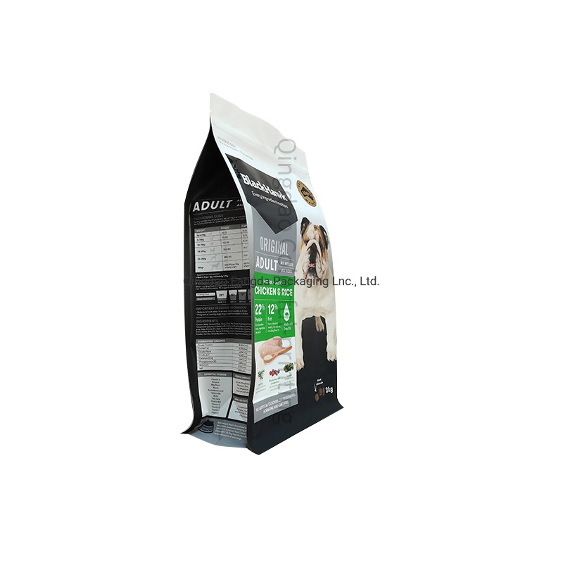 Convenient Closures Slider Zip Flat Bottom Food Packaging Bag