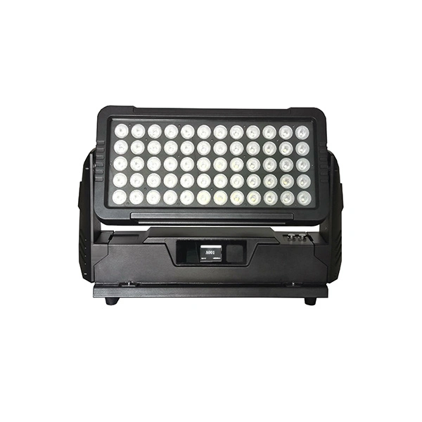 60X10W LED bañador de pared LED IP65 al aire libre de color de la Ciudad Hotel bañador de pared LED impermeable de la construcción de las luces de lavado