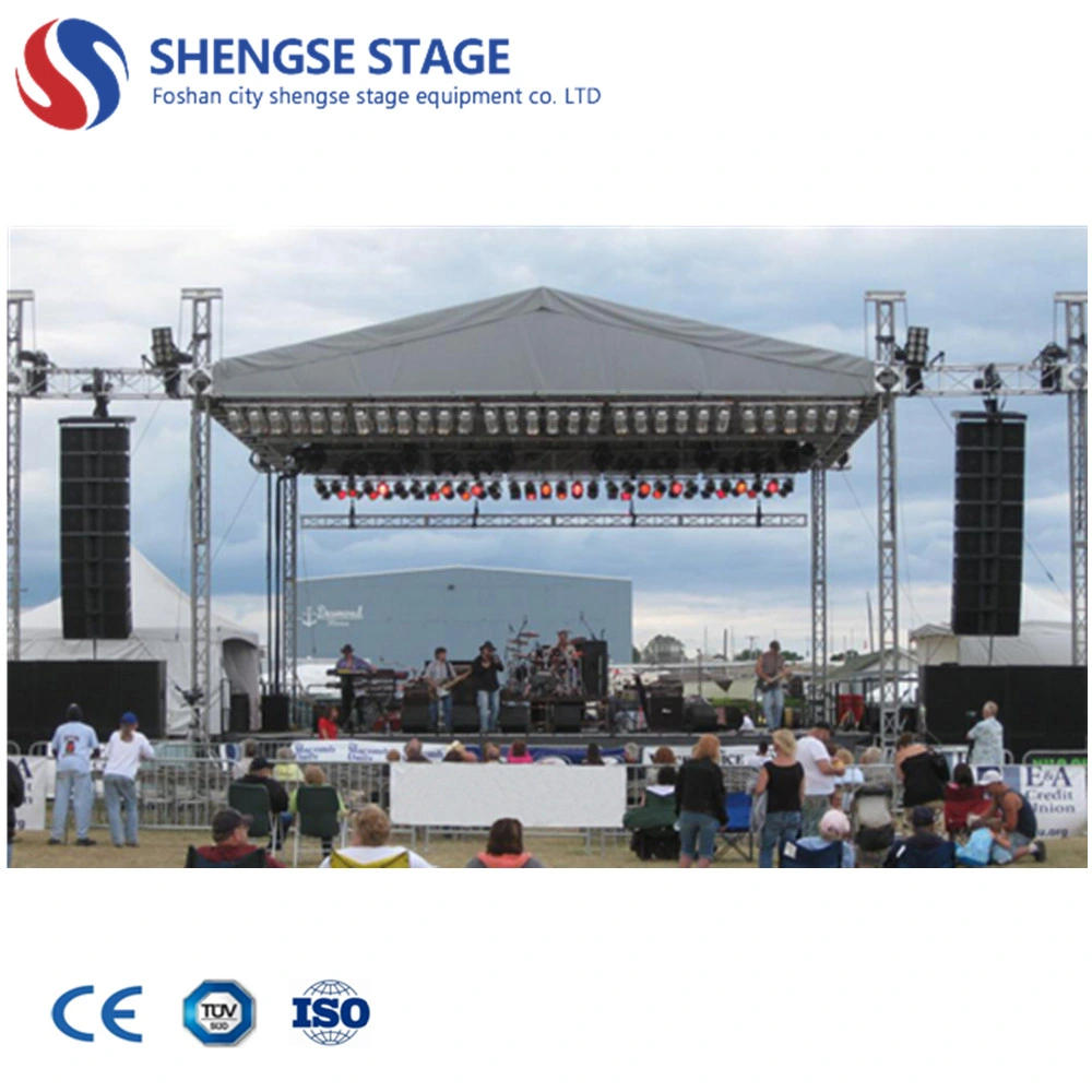 Mobile Stage Display Aluminium Spigot Roof Truss for Outdoor Performance