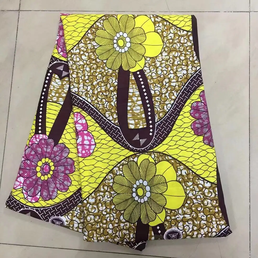 New Arrival Fashion African Waxy Lace Fabric Ankara Lace
