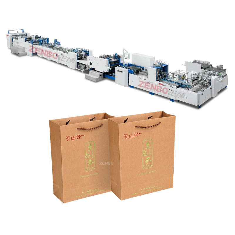 Art Manual Bag Full Automated Paper Bags Making Machine Zb1200CT-430s