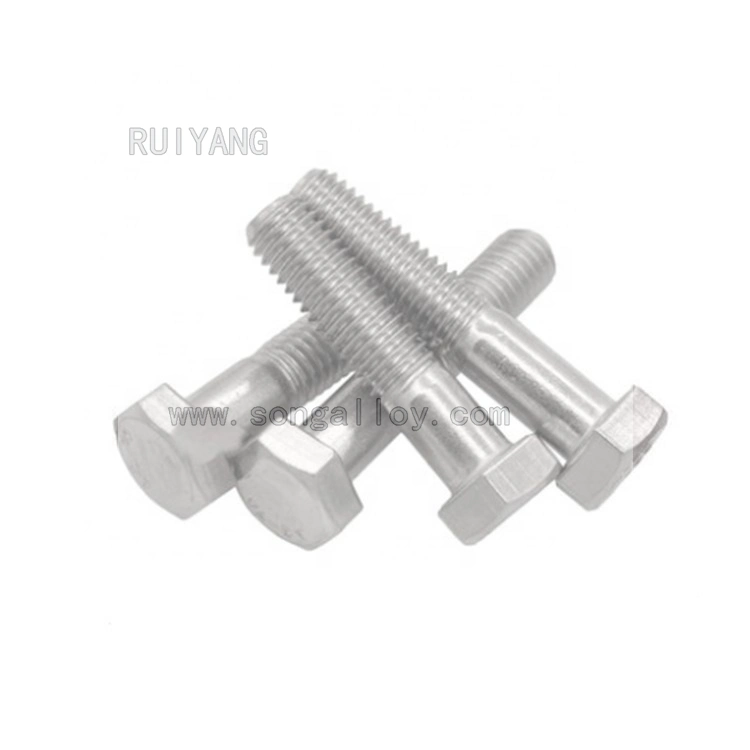 A4 Hexagon Head Bolts GB5782-2000 in Stainless Steel Fasteners