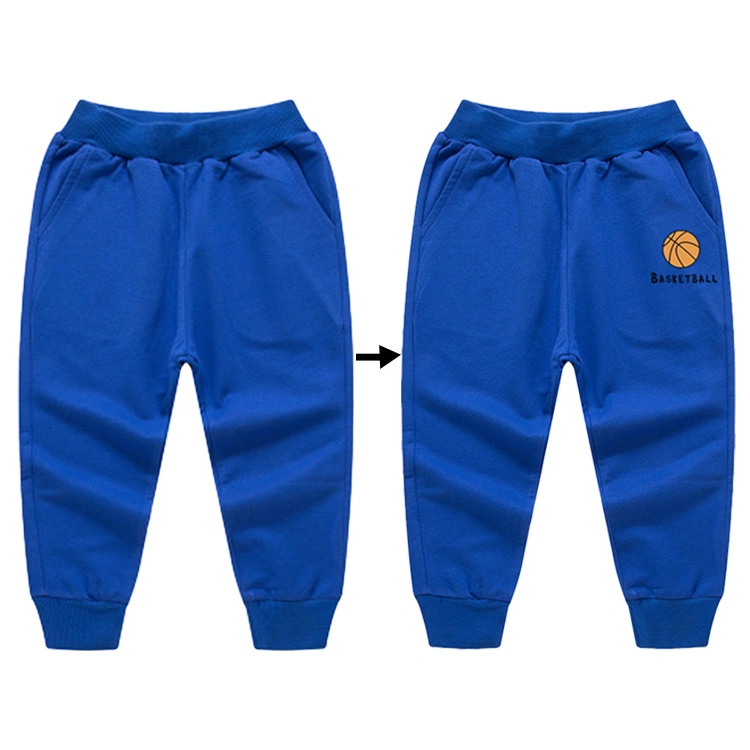 High quality/High cost performance 100% Cotton Boys and Girls Blank Customize Logo Kids Sweat Pants Kids Wear Boy&prime; S Pants