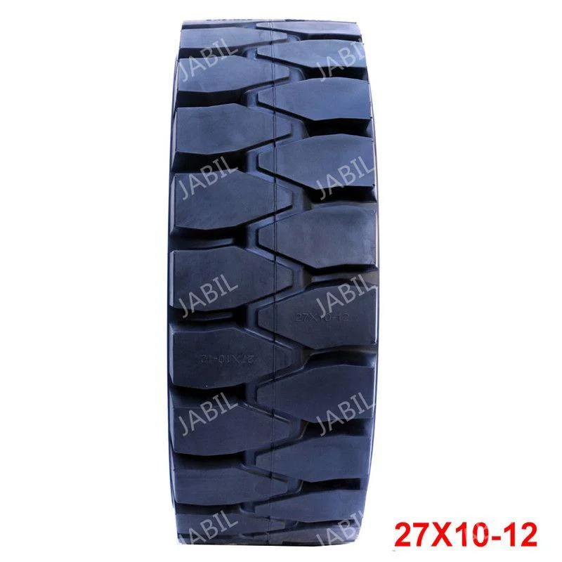 High Temperature Resistance High quality/High cost performance  Shock-Absorbing 27X10-12 Solid Tyres with Good Quality and Resonable Price