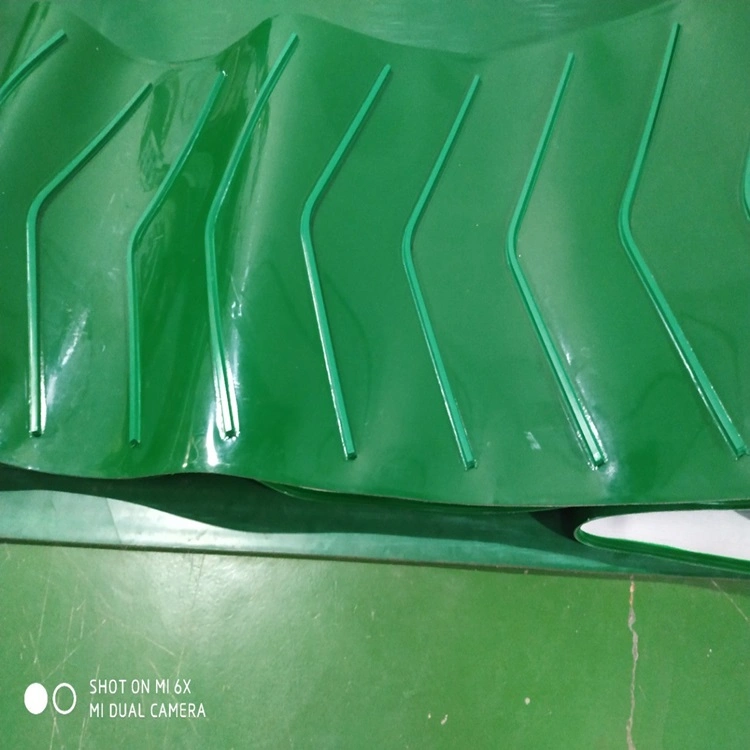 Herringbone Pattern Anti-Slip PVC Conveyor Belt for Seed Machine