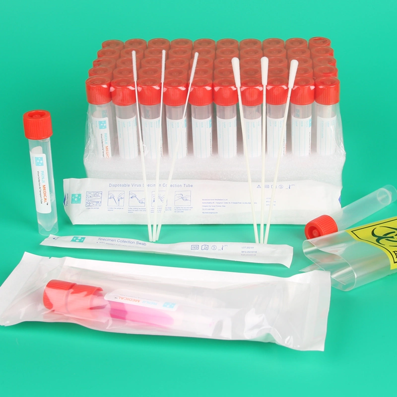 Virus Sampling Tube Disposable Virus Specimen Collection Tube Vtm Kits