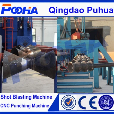 Roller Type Metal Tube Dust Cleaning Shot Blasting Machine