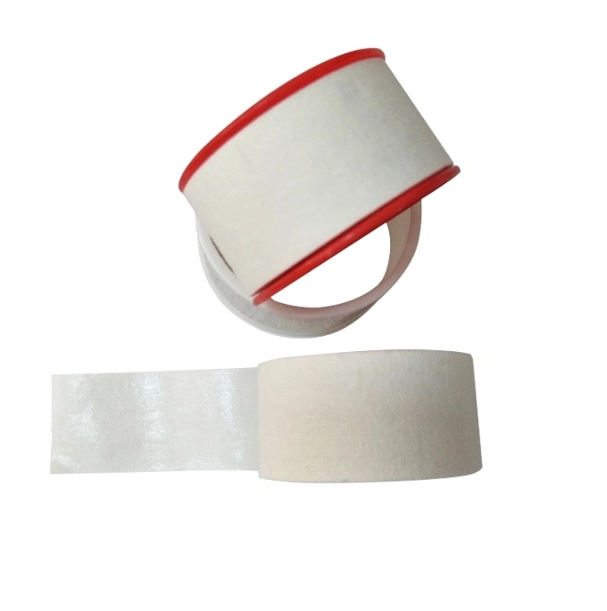 Surgical Cotton Silk Zinc Oxide Self Adhesive Plaster Tape FDA CE ISO