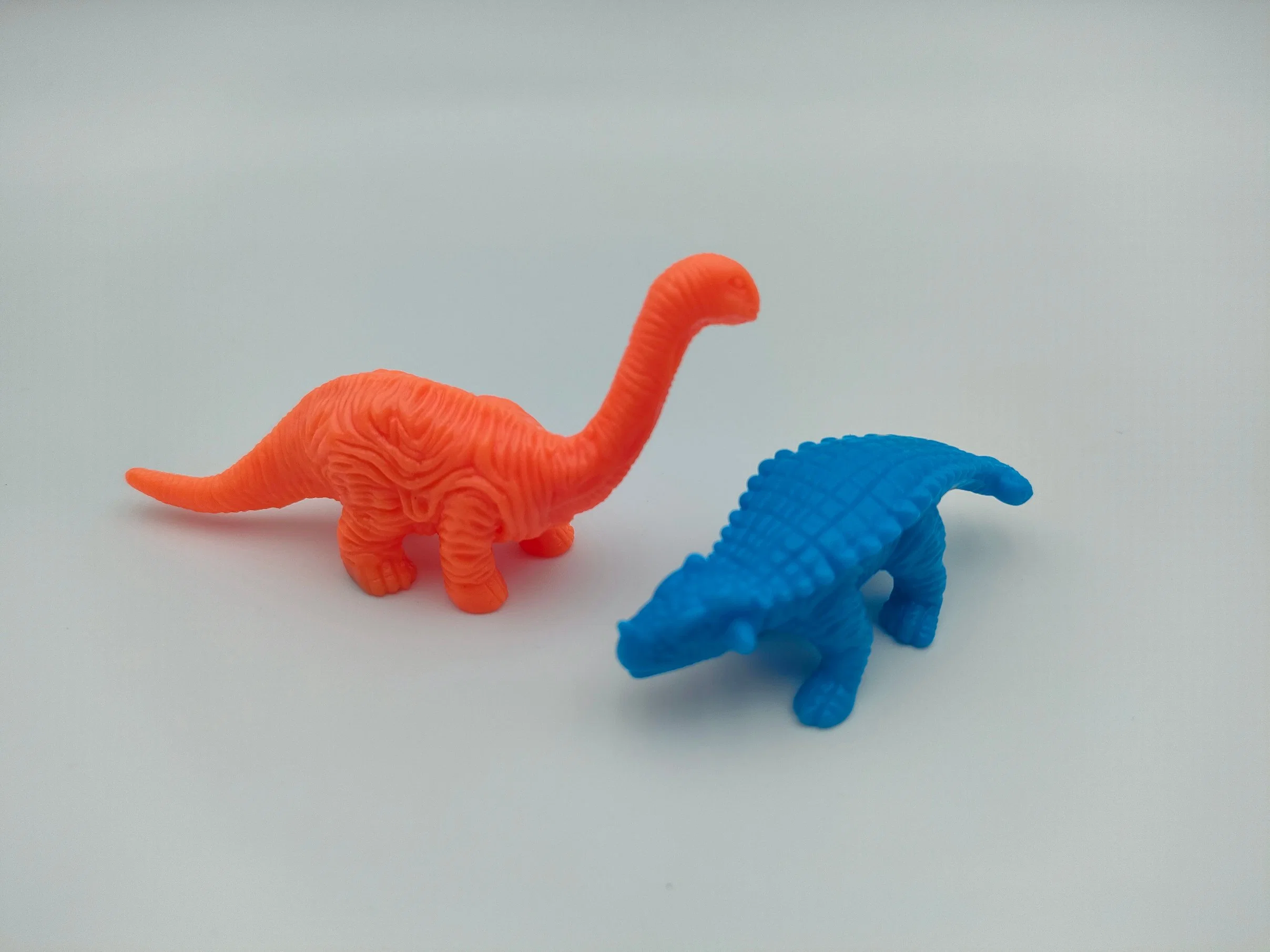 Dinosaurs Variegated Colours Orange Green Red Yellow Blue Purple Figure Dinosaurs Toys