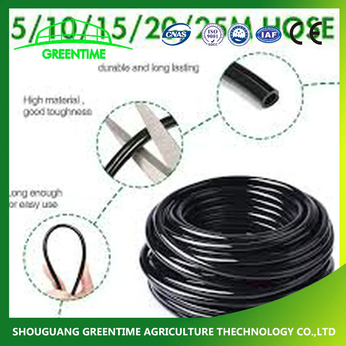 High Quality 16mm Drip Irrigation Pipe Drip Tape for Hydroponic Greenhouse Vegetable Growing