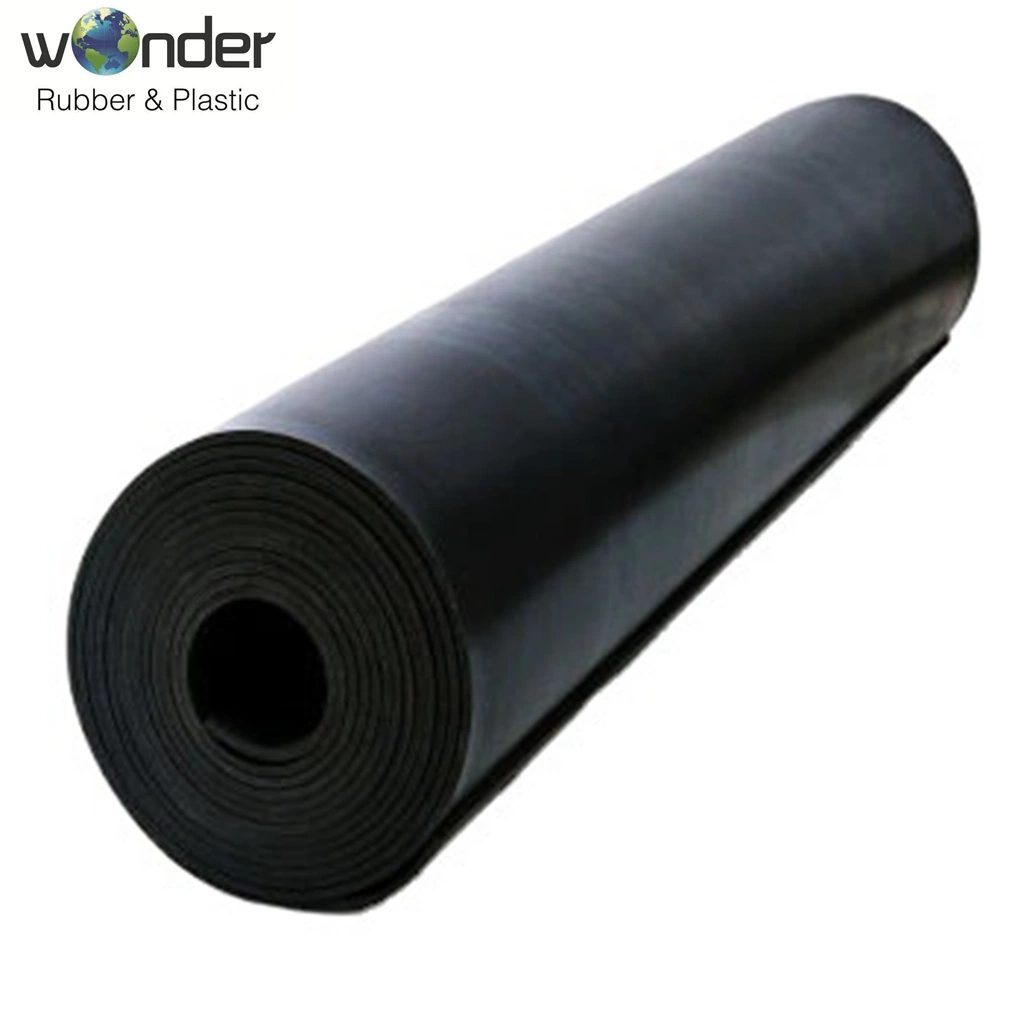 Factory Customized Black Butyl Iir Rubber Sheet Rolls Suitable for Shock Absorbing Sealing Gasket