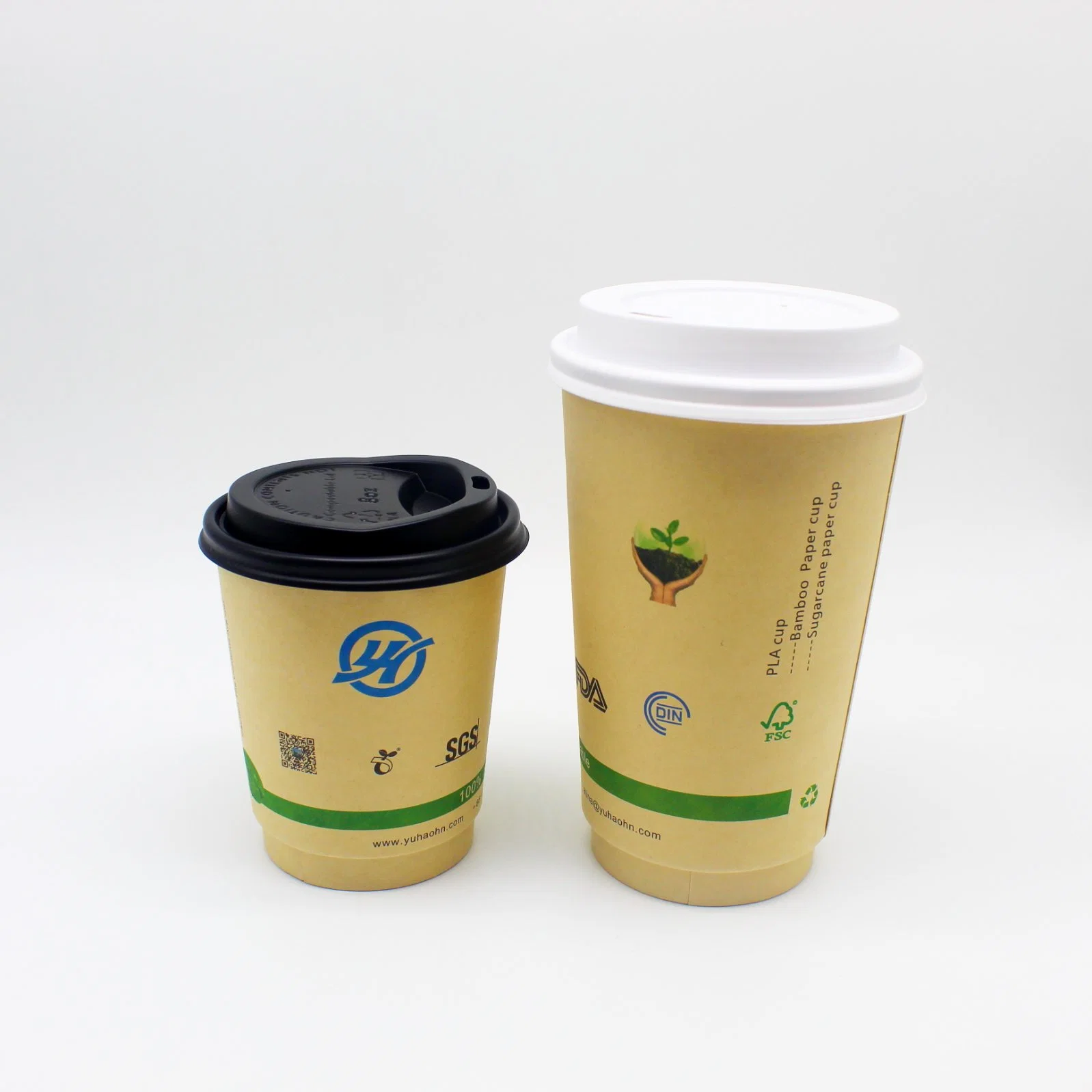 Reutilizável de fibra de bambu chávena de café xícara de chá define
